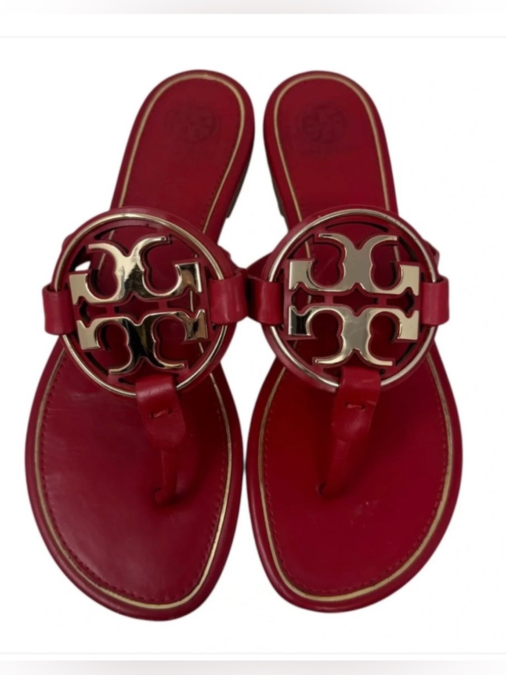 Tory Burch Red Miller Sandals